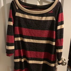 Sweater dress with pockets